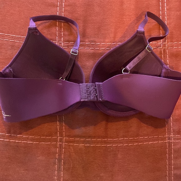 JESSICA SIMPSON BRA: Comfort Nylon Size 36B Eggplant - Picture 3 of 6